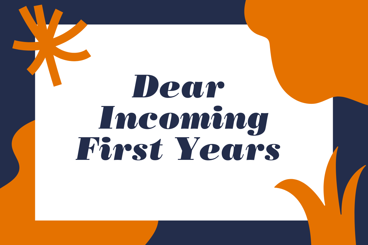 Dear Incoming First Years blog cover