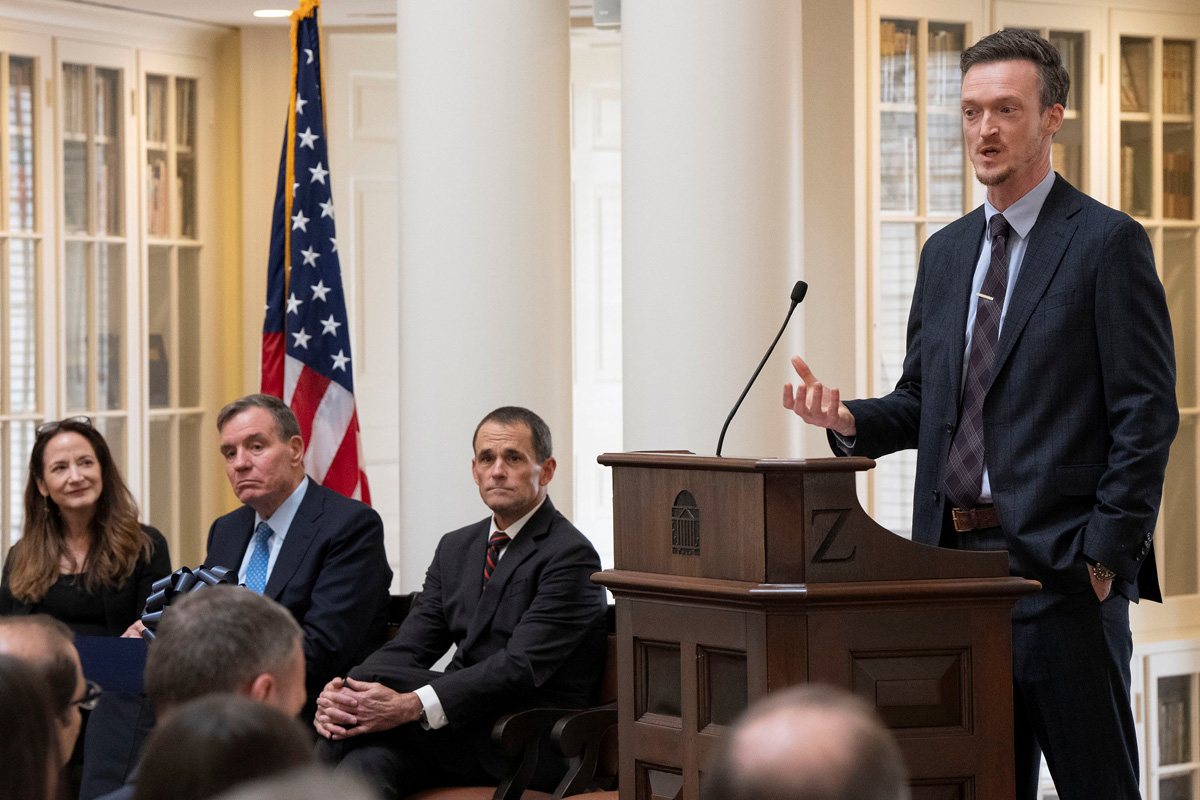 National Security Data and Policy Center ribbon cutting