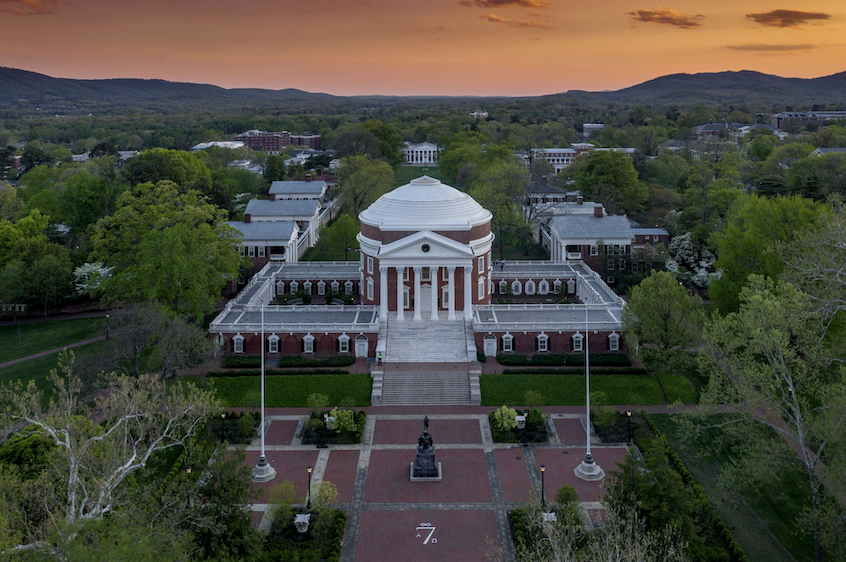 The Rotunda at the University of Virginia. (Sanjay Suchak, University Communications)