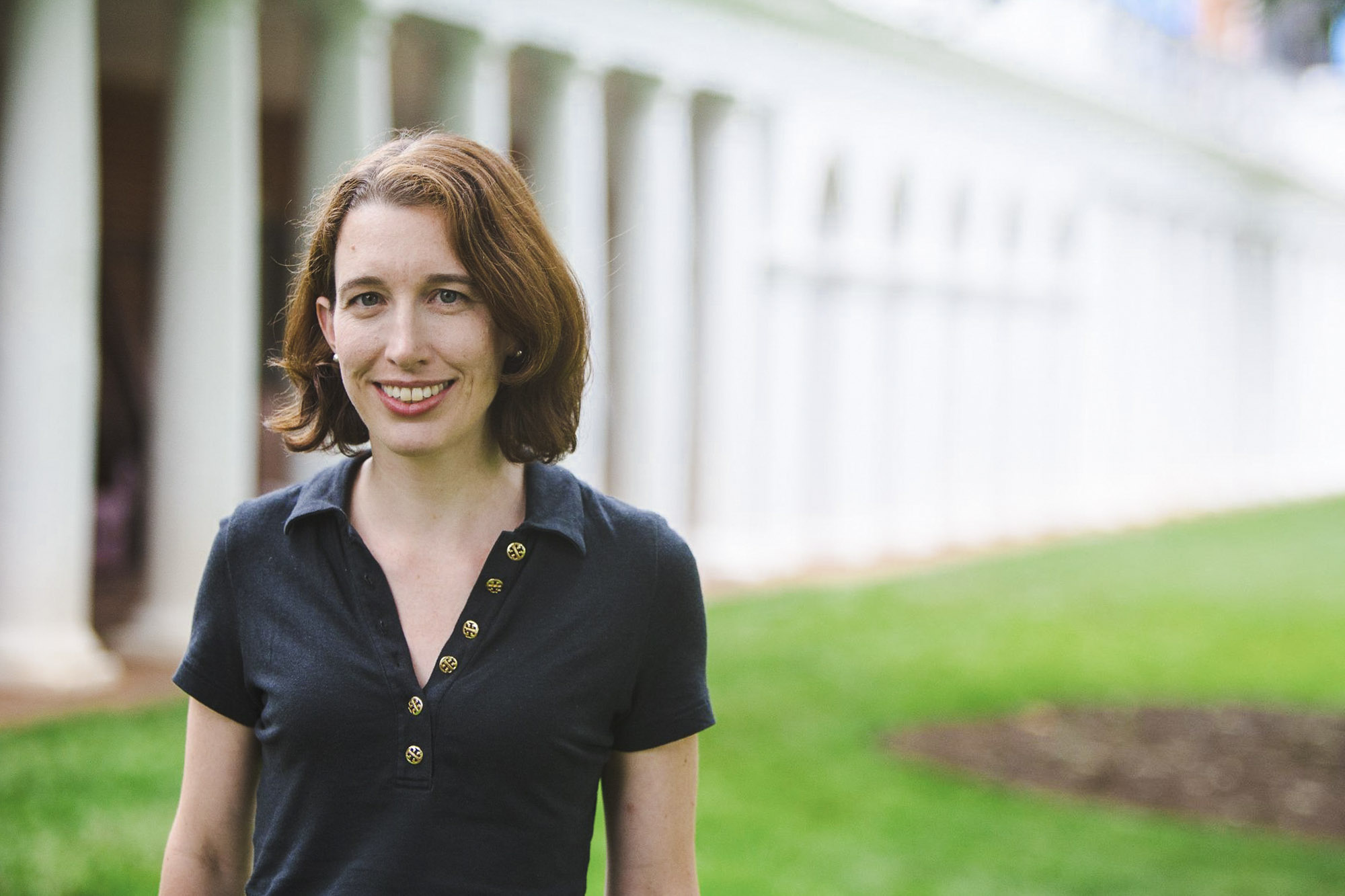 Batten professor Molly Lipscomb received the Public Impact-Focused Research Award for her work looking at the impact of bringing public services to low-income households in countries where services are needed.