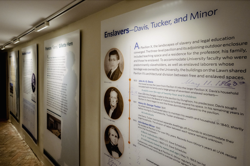 The professors who occupied Pavilion X, some of whom owned enslaved workers, disseminated ideas about racial superiority and inferiority. (Photo by Sanjay Suchak, University Communications)