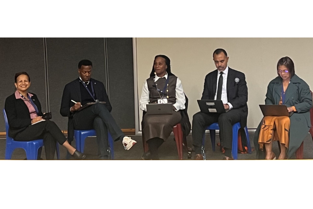 Dean Solomon with co-panelists