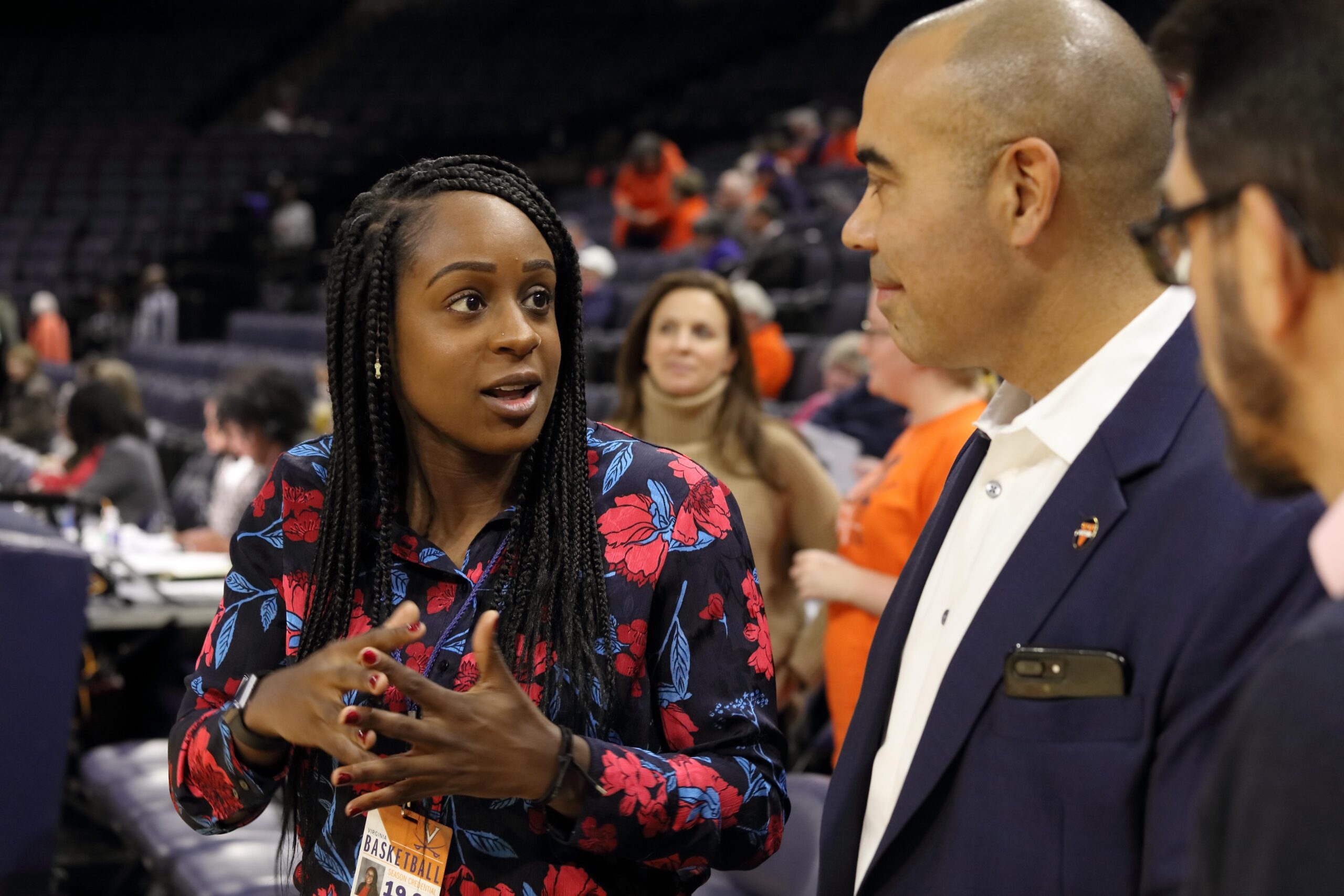 Dean Solomon coaches the women's basketball team.