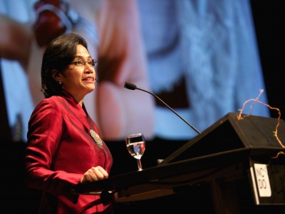 World Bank Chief Operating Officer Indrawati Speaks at Batten Ceremony