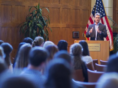 Spring 2018 State of the School Address by Batten School Dean Allan C. Stam, January 22, 2018