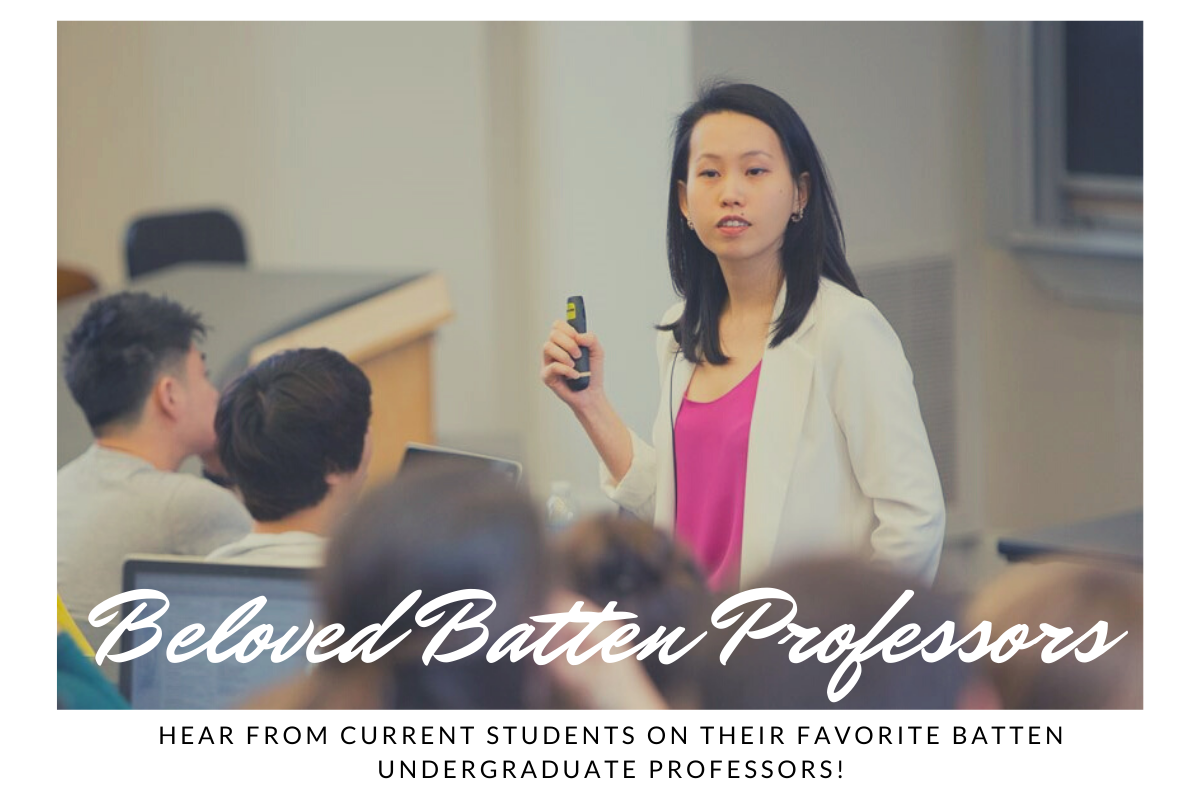 Beloved Batten Undergraduate Professors, Part 1