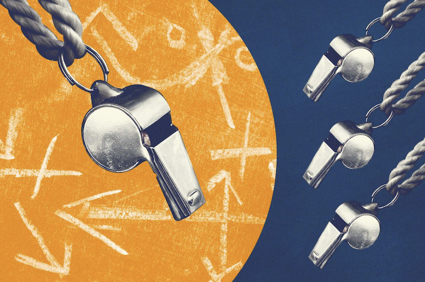 One particularly important concept in Davis’s course is intrinsic motivation: valuing the work you do for its own sake. (Illustration by Alexandra Angelich, University Communications)