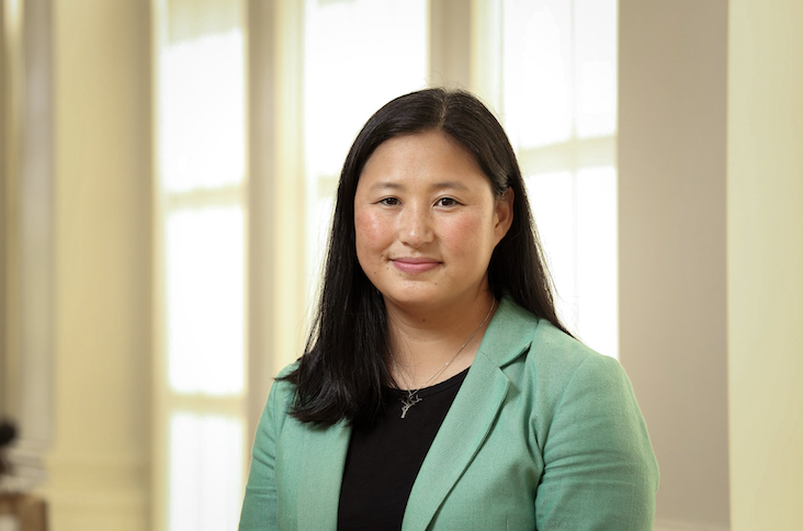 Gabrielle Adams is an assistant professor with joint appointments in the Frank Batten School of Leadership and Public Policy and in the Darden School of Business and a co-author of the new study. (Photo by Tom Cogill)