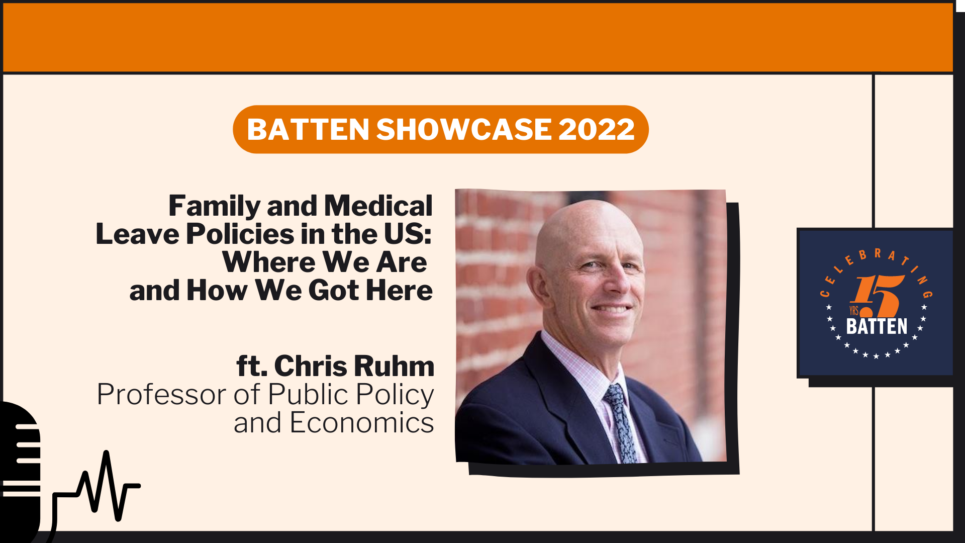 Batten Showcase 2022: Family and Medical Leave Policies in the US: Where We Are and How We Got Here ft. Chris Ruhm