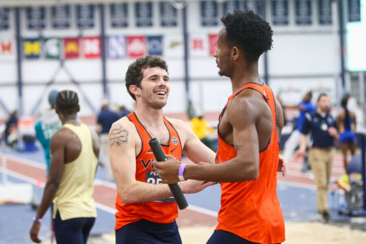 Shane Cohen with teammate