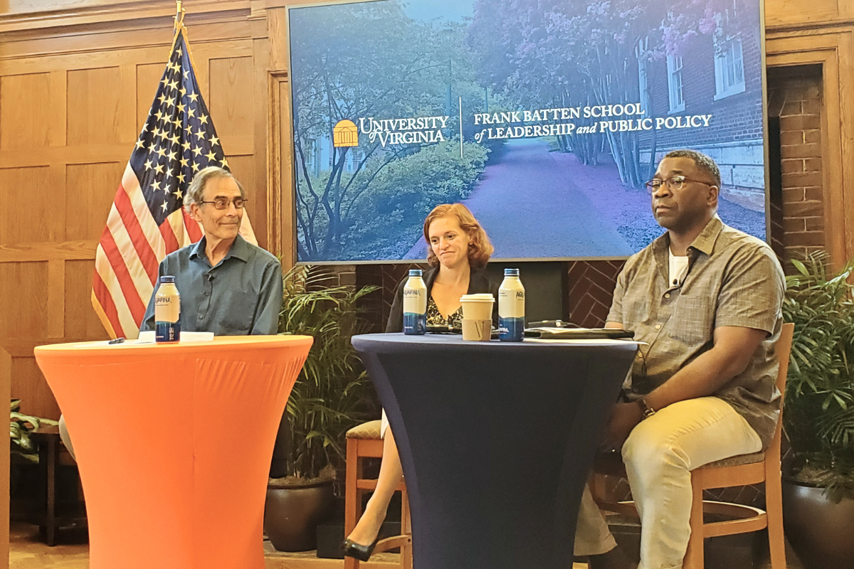 Frank Dukes, Rachel Wahl, Brian Williams at Batten Hour