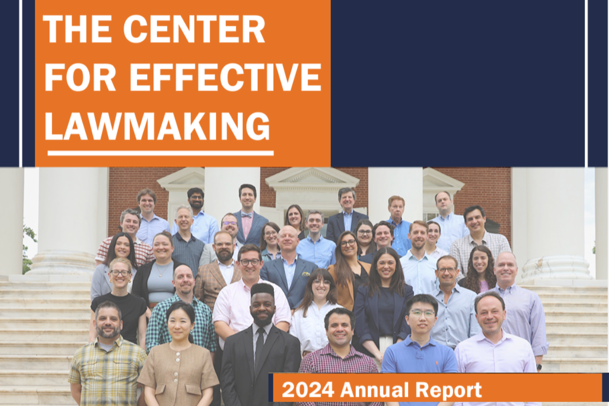 Center for Effective Lawmaking: 2024 Annual Report