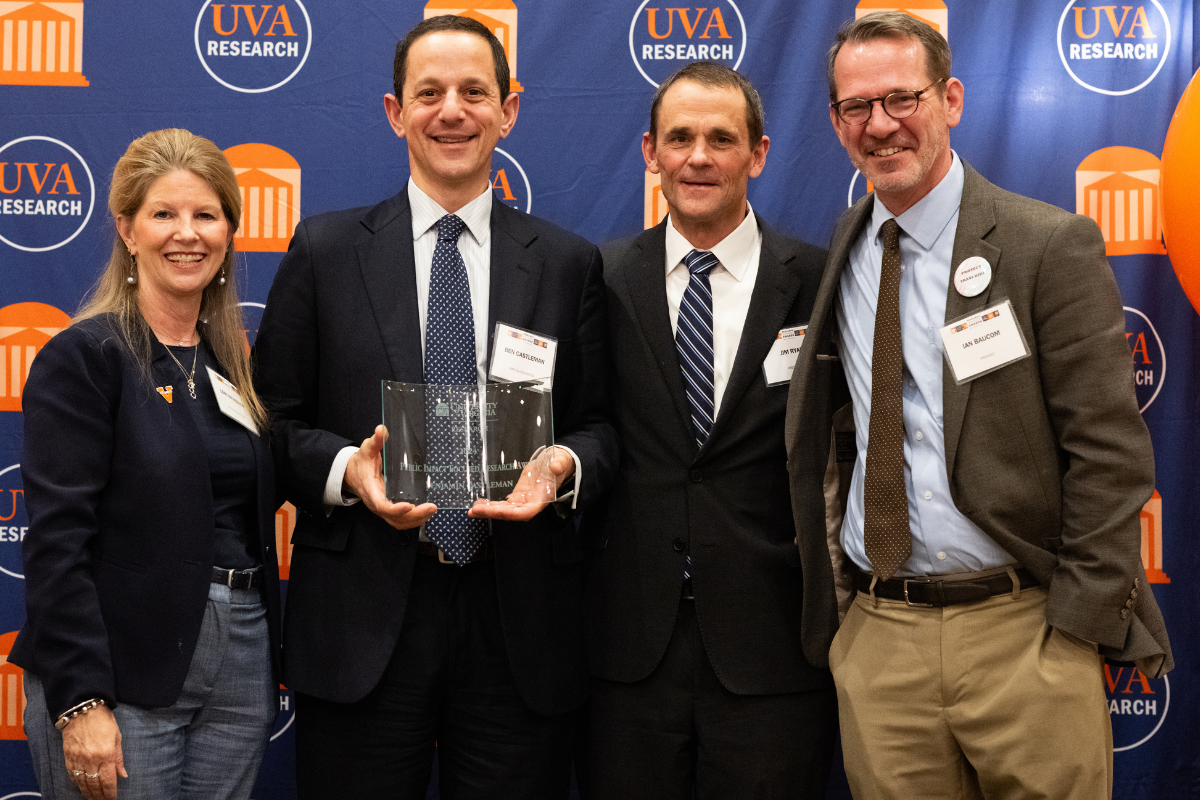 Castleman Receives Prestigious Research Award