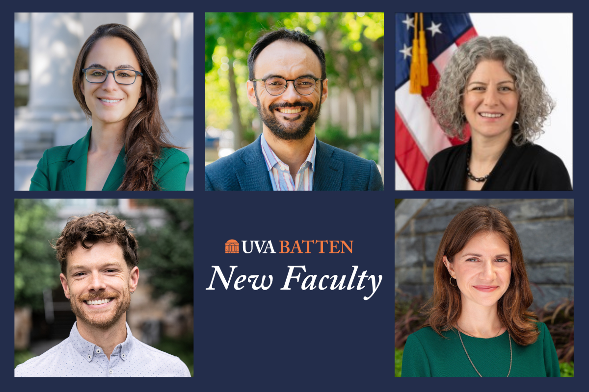 UVA Batten welcomes cohort of new faculty